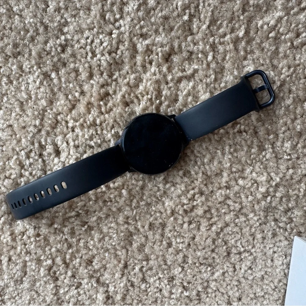 Samsung Galaxy Watch Active 2 44mm Aluminum Case with Sport Band- AQUABLACK